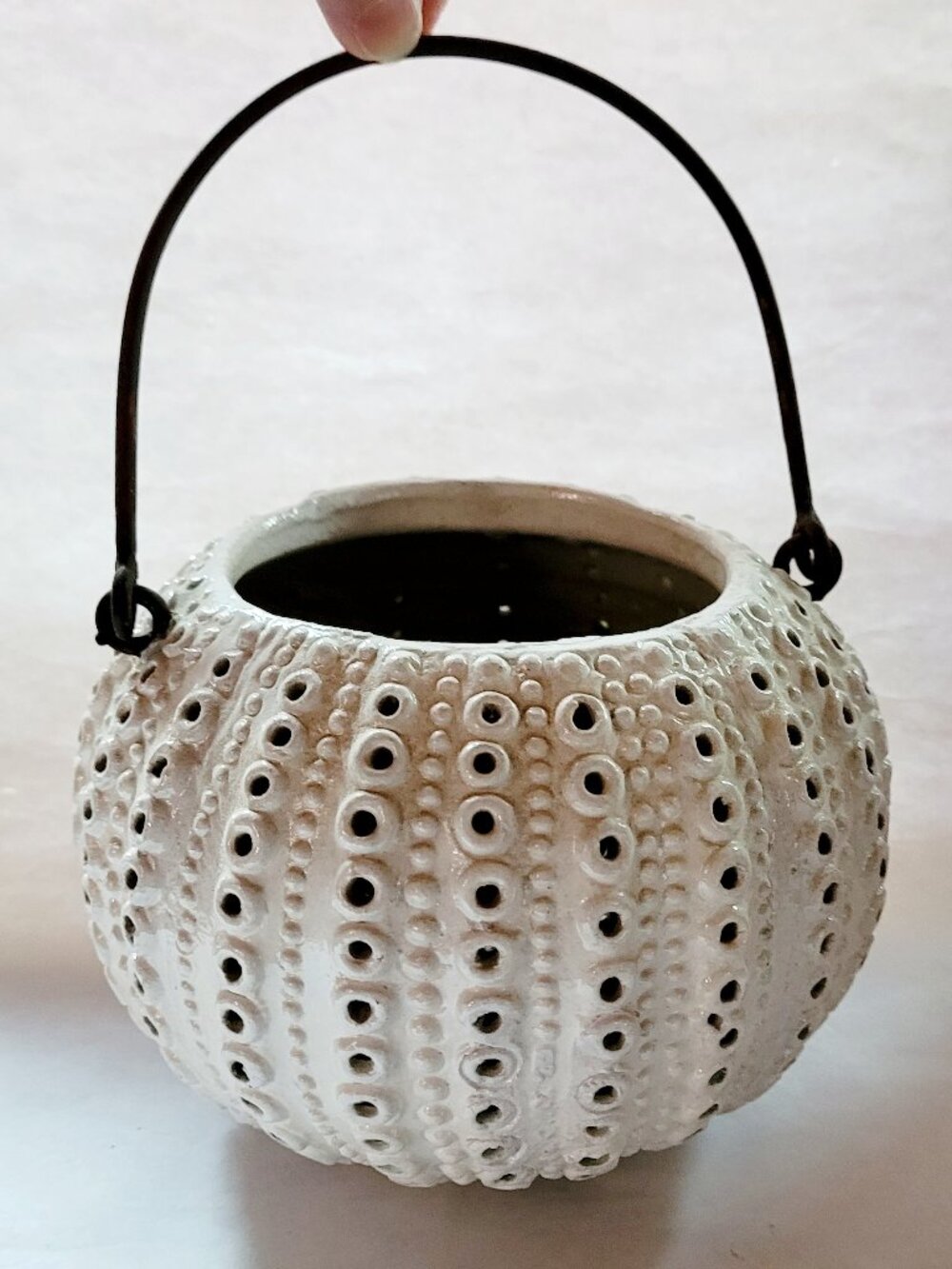 Pottery Barn Sea Urchin Candle Lantern